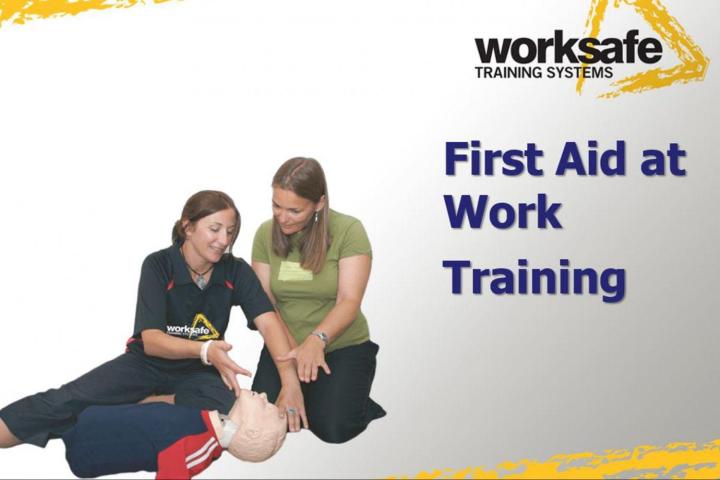 first aid at work training