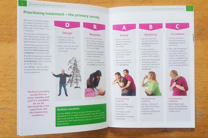 life saving procedures guide book